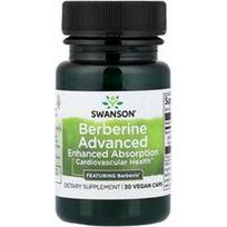 Swanson Vitamins, Berberine Advanced, 30 veganiškų kapsulių (550 mg vienoje kapsulėje)