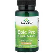 Swanson Vitamins, „Epic Pro“, 25 atmainų probiotikas, 30 veganiškų „Embo Caps®“ AP