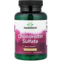 Swanson Vitamins, Chondroitino sulfatas, 600 mg, 120 kapsulių