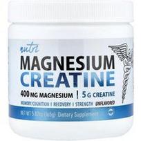 Nutri, Magnio kreatinas, be skonio, 165 g