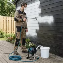 Beoražis dažymo purkštuvas 7,6 m žarna 220V 1,5 L/min 200 Bar