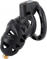 Penio narvas Sevanda Rattlesnake Chastity Cage Long, juodas