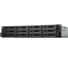 Synology 12-bay capacity expansion units 12x3.5" Hot-Swap | RX1223RP | 2 | 100V to 240V AC | Black