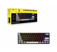 CORSAIR CLIPPER PRO MINI 60 Hall Effect Gaming Keyboard, Backlit RGB LED, CORSAIR MGX Core, Black PBT DS Keycaps | Corsair