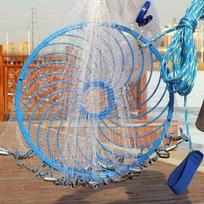 Lengvai metamas žvejybinis tinklas „Easy-Cast Flying Disc,  Baltas