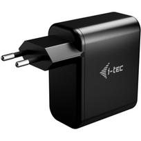 I-Tec Įkroviklis CHARGER-GAN100W, 100W, 1x USB-C, GaN, USB PD, 20V/5A, 88%, juodas