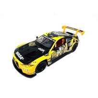 Pulio automobilis MSZ 1:24 BMW M4 GT3 10268296A/YL, 1:24, metalas, plastikas, geltonas, atidaromos durys, pakaba, garsas