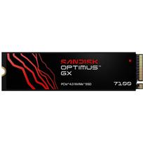 Sandisk SSD Optimus GX 7100 SDSP71100TAN-000E0, 1 TB, M.2, PCI Express 4.0, NVMe 2.0, 7250MB/s, 6900MB/s, TLC 3D NAND, žaidimų