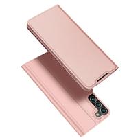 Samsung Galaxy S22 + (S22 Plus) apsauginis dėklas – Dux Ducis Skin Pro dėklas su laikikliu, rožinis