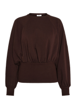 Topshop - Tsrega Cinch Waist Ruched Sweat Jrs - Megztinis - Ruda