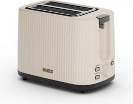 Princess Wave Toaster | 142337 | Power 930 W | Number of slots 2 | Housing material Plastic | Beige 01.142337.01.001 | 8712836996410