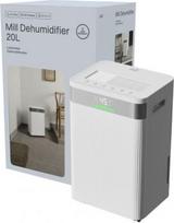 Mill | Dehumidifier | MDH20 | Suitable for rooms up to 20-30 m² | Water tank capacity 4 L | White MDH20 | 7090019825551