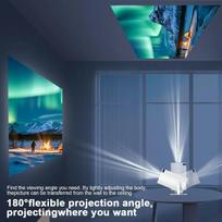 Projektorius Magcubic HY300 PRO 4K projektorius – Android 11, Dual WiFi 6, 260 ANSI liumenų, BT 5.0, 1080P HD, lauko kinas - HY300