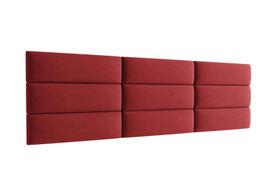 Minkšta sienos plokštė Ravio 2232, 50x15 cm, raudona