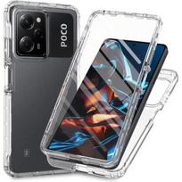 Coque už Xiaomi Poco X5 PRO 5G - 360 Laipsnių Aiški Apsauginė Danga, 2 Dalių Priekinė ir Galinė, Suderinama Phonillico®
