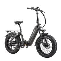 Sulankstomas elektrinis dviratis „TTGO F6 Boost“, 20 colių, pilkas