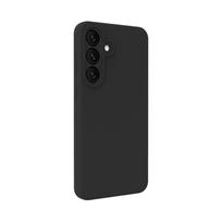 Nugarėlės dėklai Evelatus Samsung Galaxy S25 FE Premium Magnetic Soft Touch Silicone Case Black