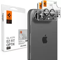 Spigen OPTIK PRO GLAS.TR EZ FIT KAMEROS APSAUGA 2-PACK IPHONE DUO STAR Baltas