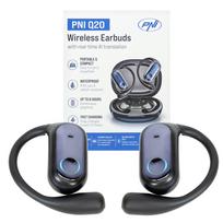 Belaidės ausinės su AI vertimu realiuoju laiku, Bluetooth 6.1, IPX5, triukšmo slopinimas | PNI Q20