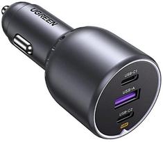 UGREEN EC705 Car Charger 1x USB-A 2x USB-C 3A