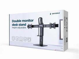 Gembird MS-D2-01 Double Monitor Desk Stand Height Adjustable