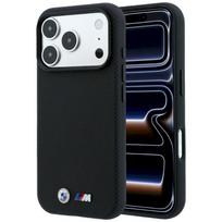 BMW M Quadrille Kevlar Metal Logo MagSafe Case for iPhone 18 Pro Max / 17 Pro Max / Black