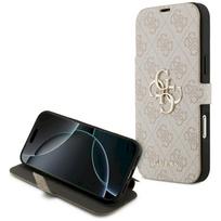 Guess Book 4G Metal Logo Case for iPhone 18 Pro Max / iPhone 17 Pro Max / Pink