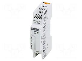 Power supply: switching | for DIN rail | 12W | 24VDC | 500mA | 43÷52VAC
