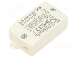 Power supply: switching | LED | 6W | 3÷12VDC | 500mA | 100÷240VAC | IP20