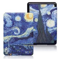 Skirtas Kindle Paperwhite 11th Smart Case Painted Premium Cover for Kindle 10th Magnetic Protective Slimshell for Kindle Oasis 9th for M2L3EK tamsiai mėlyna spalva