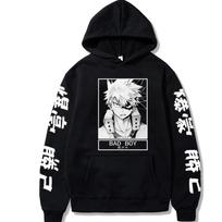 Hot Anime My Hero Academia Hoodies Bakugou Katsuki Printed Pullover Oversized Unisex Sweatshirts Casual Men Wpmen Streetwear Top M juoda