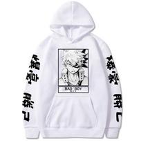 Hot Anime My Hero Academia Hoodies Bakugou Katsuki Printed Pullover Oversized Unisex Sweatshirts Casual Men Wpmen Streetwear Top S balta