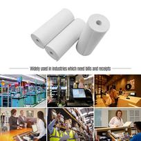 15 Rolls 80x30mm Thermal Paper Rolls Cash Register POS Receipt Paper for Supermarket Use gray
