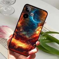 For Realme GT 7 7T dėklas Madingas piešinys Minkštas silikoninis korpusas Apsauginis galinis dangtelis For Realme GT7 T Atsparus smūgiams Funda Coque Realme GT 7 blue