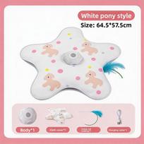 Cat Hunting Cage Toy with Three-speed Rotation. Rotating Cat Toy To Entertain and Relieve Boredom. Electric Cat Turntable Cat Toy. cat toys balta
