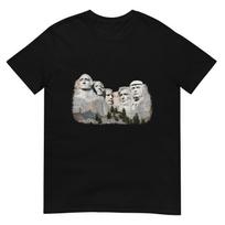 New Birth of Freedom President Donald Trump on Mount Rushmore T-Shirt S gray