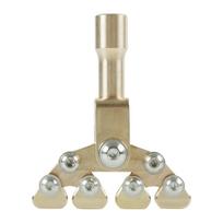 Guitar Fractal Fret Press Tool Fingerboard Curvatures Pressing Tool for Electric Acoustic Guitar String Instruments beige