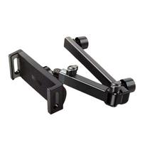 Car Seat Headrest Tablet & Phone Holder for Rear Seat black