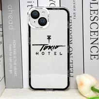 T-tokio viešbučio telefono dėklas IPhone 16 15 14 13 12 Mini 11 Pro Max X XS 7 8 Plus minkštas skaidrus dėklas dainininkui Tom Bill Kaulitz Fundas iPhone X XS
