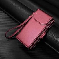 Phone Case for Google Pixel 9 Pro XL 9A 8A 7A 6A 8pro 7 6 Lanyard Magnetic Buckle Card Holder Wallet Flip Leather Soft Cover Google Pixel 8 raudona