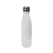 Nešiojama 304 nerūdijančio plieno termosinė gertuvė - paprasto stiliaus, šalto ir karšto išlaikymo, unisex sportinė vandens gertuvė lauko reikmėms 500ml balta