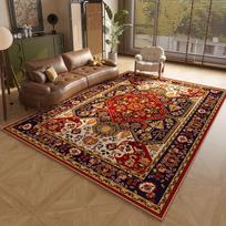 Alfombras de estilo persa para sala de estar,alfombra antideslizante para guardarropa,decoración de dormitorio americano,alfombra Retro 40x60cm brown