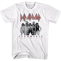 Def Leppard Pyromania World Tour Men's T Shirt 4XL gray