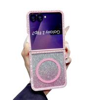 Samsung Galaxy Z Flip 7/6/5 Double-Sided Diamond Magnetic Phone Case Z Flip 4