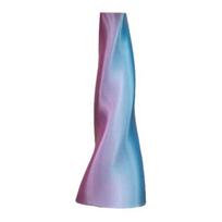 Modern 3D Printed Vase, Decorative Spiral Vase, Irregular Shape Flower Vase for Living Room, Shelf, Wedding & Dining Table Centerpiece gray