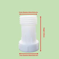 IBC Tote Tank Drain Extension Adapter, 75mm Threaded Outlet Extension Pipe for Water Tank Drum balta