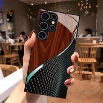 Kūrybiškas medaus koriaus medžio rašto stiklinis telefono dėklas, skirtas Samsung Galaxy S26 S25 S24 S22 S23 Ultra S21 S20 Plus 5G, matinės spalvos, pilnas dangtelis Galaxy A52 5G black