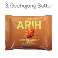 [Paldo] ARIH Modernus Ramen Makaronai Vienkartinis Pakelis – Pasirinkite 1 iš 7 Skonių | Oficialus BTS Bendradarbiavimas 3. Gochujang Butter orange
