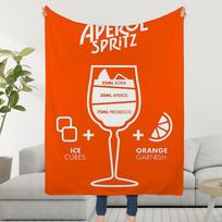 A-AperolS-ES S-SpritzS-ES Logotipo Antklodė Minkštas Šiltas Pūkuotas Mesti Antklodė Super Vaikų Žaislai Lova Sofa Automobilis Lopšys 75x90cm