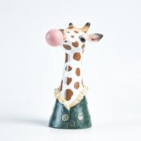 Zebra Giraffe Blowing Bubbles Creative Art Vase Artificial Flower Vase Dried Flower Vase Living Room Table Art Home Decor žirafa